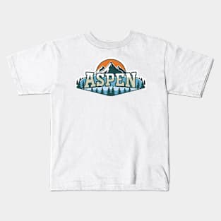 Aspen Ski & Snowboard Kids T-Shirt